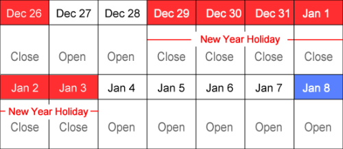 Holiday Notice