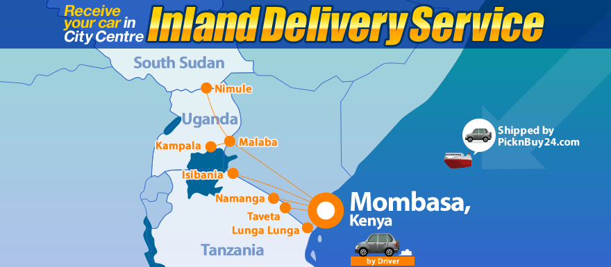 Inland Delivery Service via Mombasa