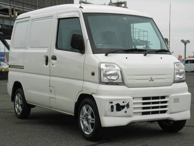 2000 Mitsubishi Mini Cab Van Mini Freezer Van With Cool 13inch