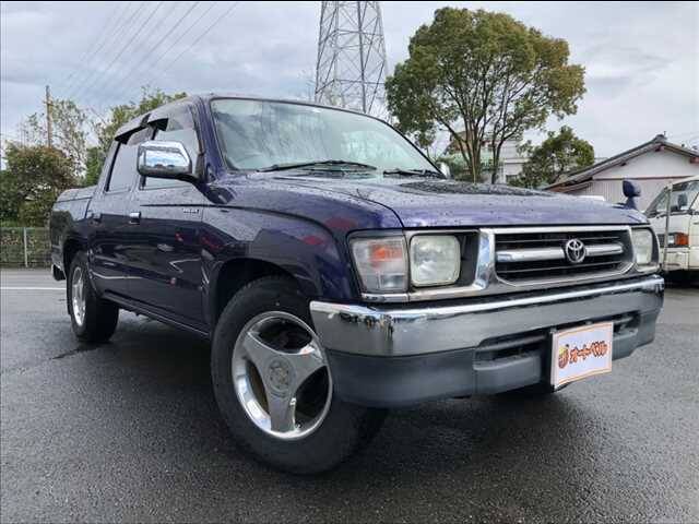 Blue Toyota Hilux