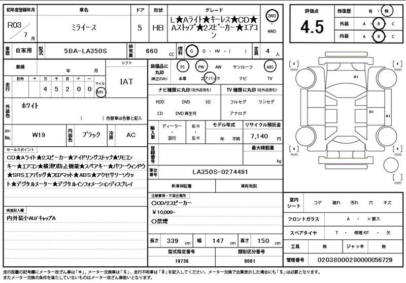 2021 DAIHATSU MIRA EES for sale - photo 12