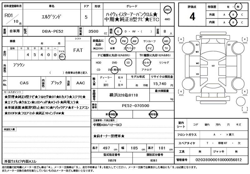 2019 NISSAN ELGRAND for sale - photo 12