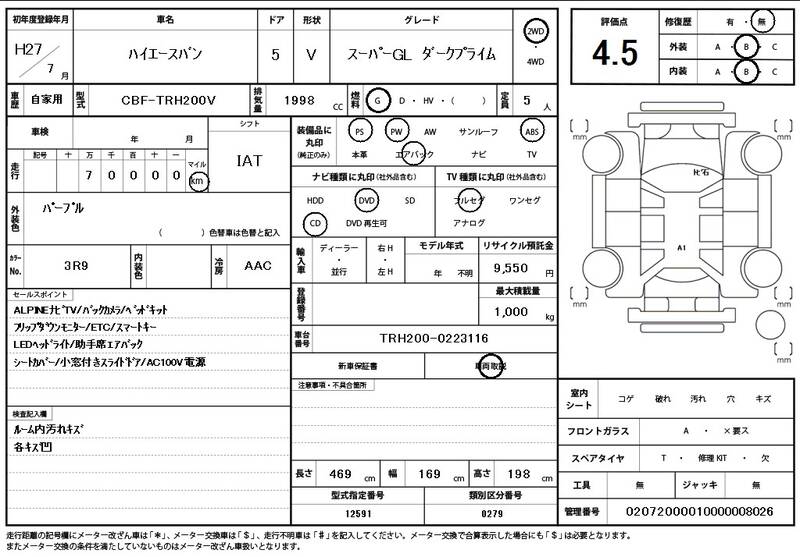2015 TOYOTA HIACE VAN for sale - photo 12