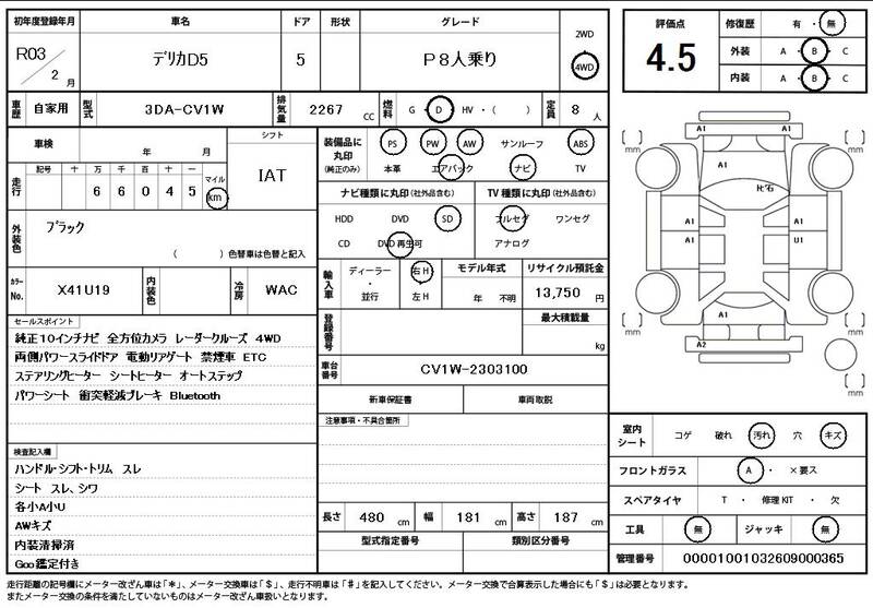 2021 MITSUBISHI DELICA D5 for sale - photo 12
