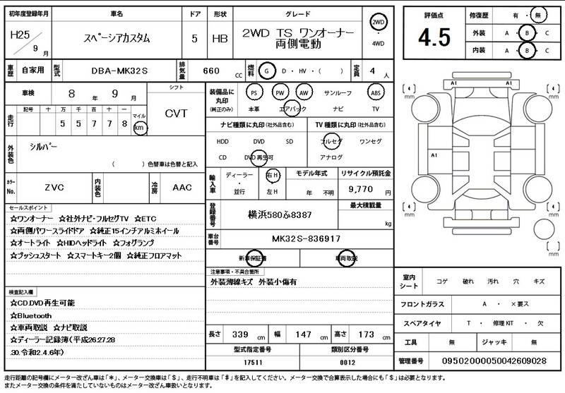 2013 SUZUKI SPACIA CUSTOM for sale - photo 12