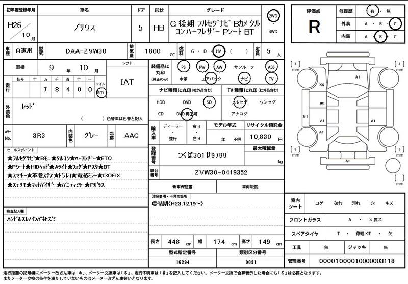 2014 TOYOTA PRIUS for sale - photo 12