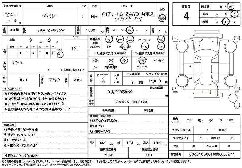 2022 TOYOTA VOXY for sale - photo 12