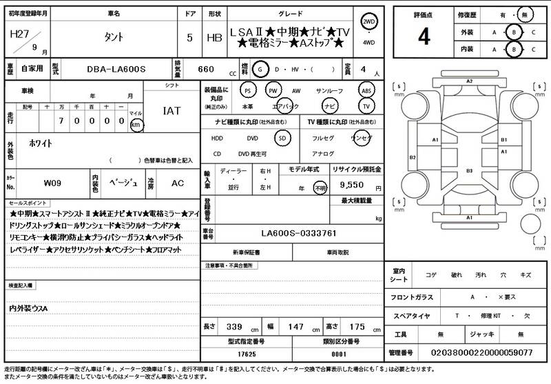 2015 DAIHATSU TANTO for sale - photo 12