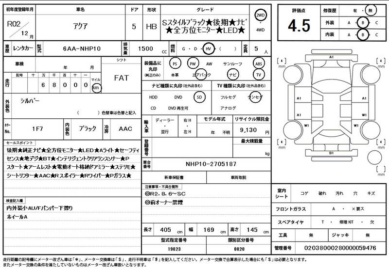 2020 TOYOTA AQUA for sale - photo 12